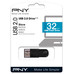 MEMORIA USB 2.0 PNY 32GB ATTACHE 4 NEGRO
