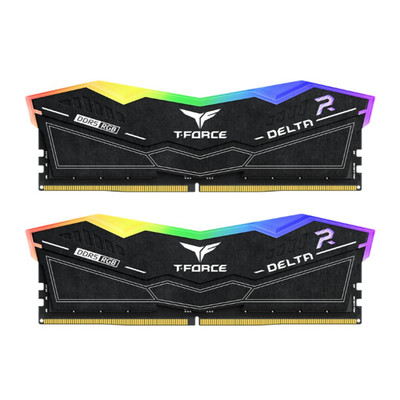 DDR5 TEAMGROUP T-FORCE DELTA RGB 8GB X2 6000 NEGRO DDR5 TEAMGROUP T-FORCE DELTA RGB 8GB X2 6000 NEGRO