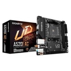 PLACA GIGABYTE A520I AC,AMD,AM4,A520,2DDR4,64GB,DP+2HDMI,GBLAN+WIFIAC+BT4.2,4SATA6+1M.2,2USB3.2,MINI-ITX (Espera 4 dias) PLACA GIGABYTE A520I AC,AMD,AM4,A520,2DDR4,64GB,DP+2HDMI,GBLAN+WIFIAC+BT4.2,4SATA6+1M.2,2USB3.2,MINI-ITX (Espera 4 dias)