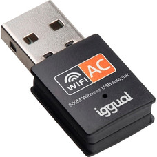 iggual Adaptador USB Wifi 600 Mbps dual 2.4G/5G