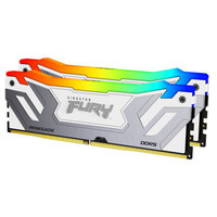 MEMORIA KINGSTON 48GB 8400MT/S DDR5 CL40 CUDIMM (KIT OF 2) FURY RENEGADE RGB WHITE XMP - KF584CU40RWAK2-48 (Espera 4 dias) MEMORIA KINGSTON 48GB 8400MT/S DDR5 CL40 CUDIMM (KIT OF 2) FURY RENEGADE RGB WHITE XMP - KF584CU40RWAK2-48 (Espera 4 dias)