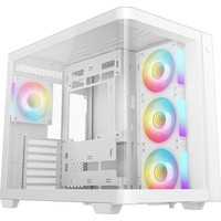 CAJA ATX SEMITORRE DEEPCOOL CG530U 4F WH CRISTAL TEMP