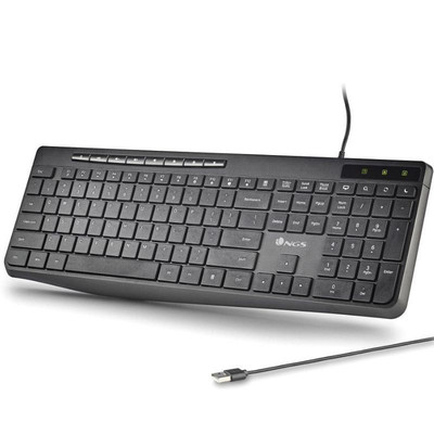 TECLADO NGS SPECTRA ULTRA SLIM TECLAS MULTIMEDIA COLOR TECLADO NGS SPECTRA ULTRA SLIM TECLAS MULTIMEDIA COLOR